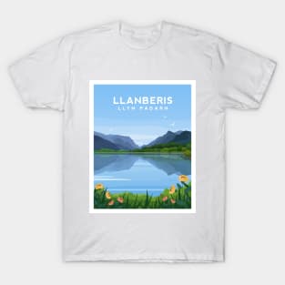 Llyn Padarn Llanberis, Snowdonia Wales T-Shirt